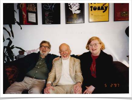 Charlie Katkatsakis, Jack Lee, June Squibb in 1997